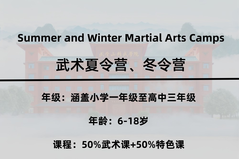 武术夏令营冬令营