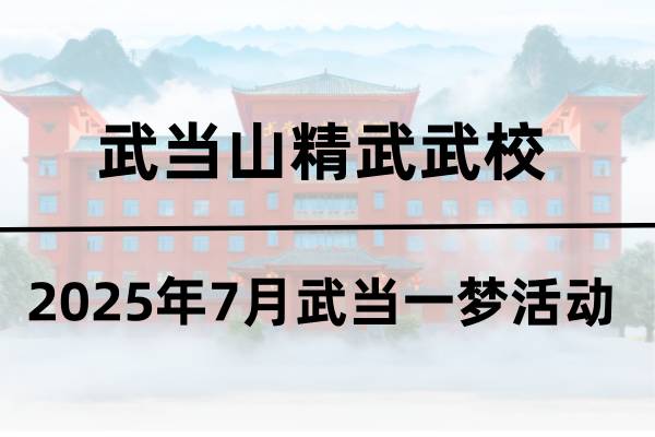2025年7月武当一梦活动