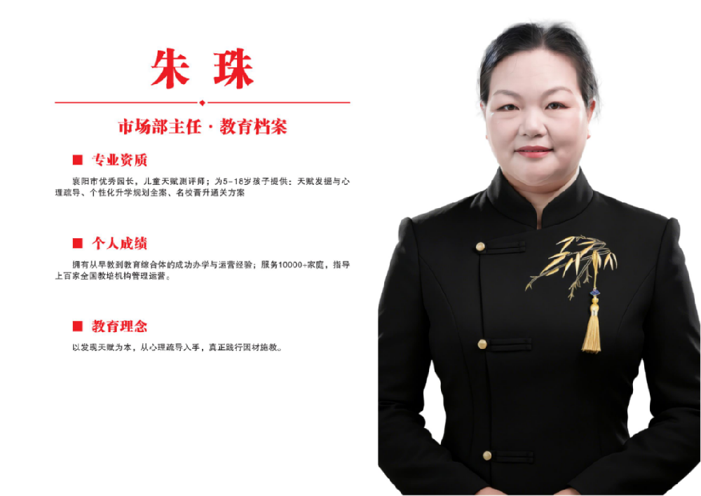 市场部主任·教育档案·朱珠